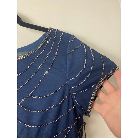 NWT ADRIANNA PAPELL DRESS GOWN 2 MOTHER OF THE BRIDE BRIDESMAID FORMAL EVENING - Picture 12 of 16